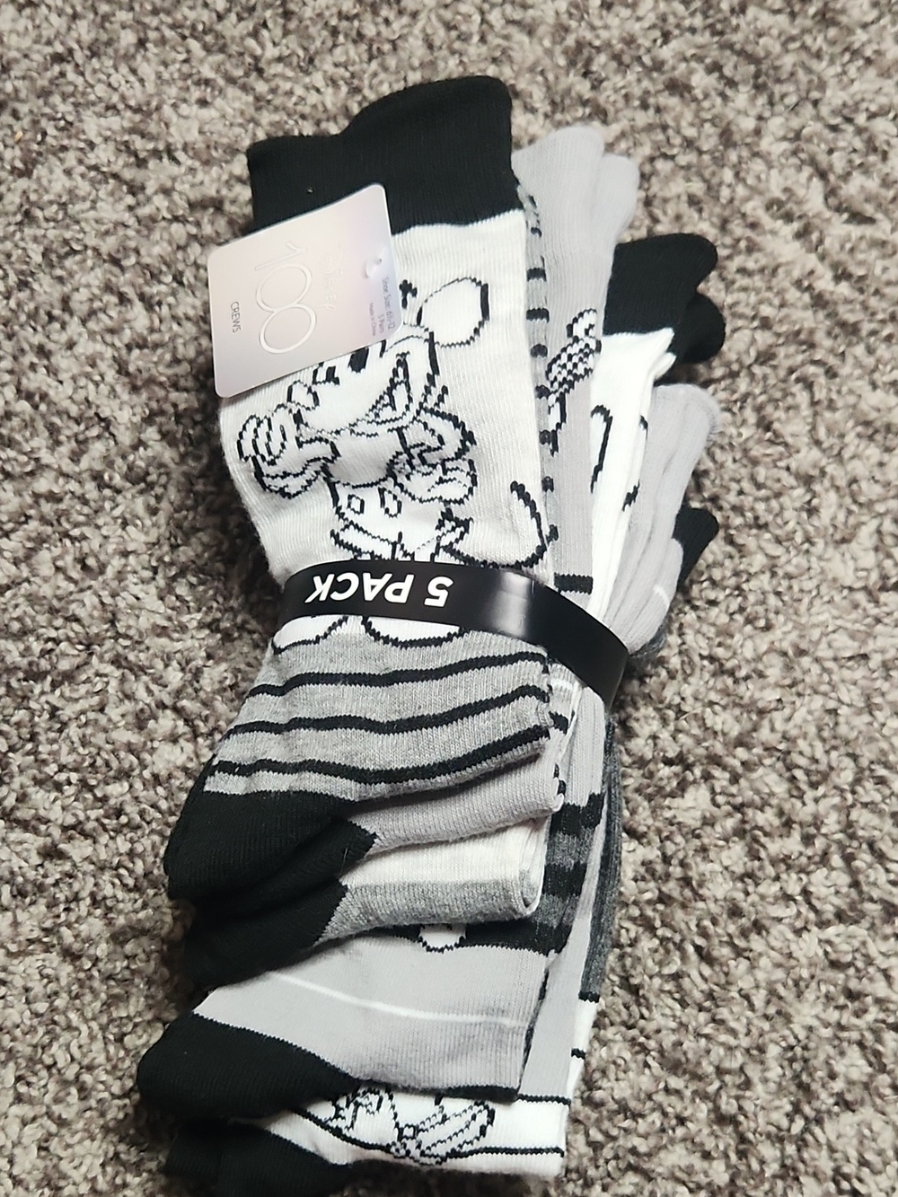 DISNEY 5-Pack Men’s Socks